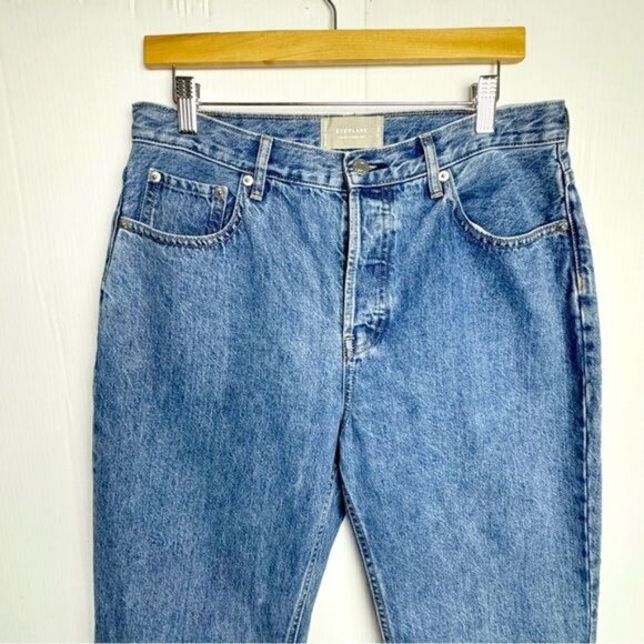 EVERLANE The 90s Cheeky Jean high rise strength leg size 30 Crop - Picture 5 of 13